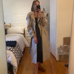 Old school men’s trench coat